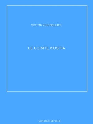 cover image of Le Comte Kostia